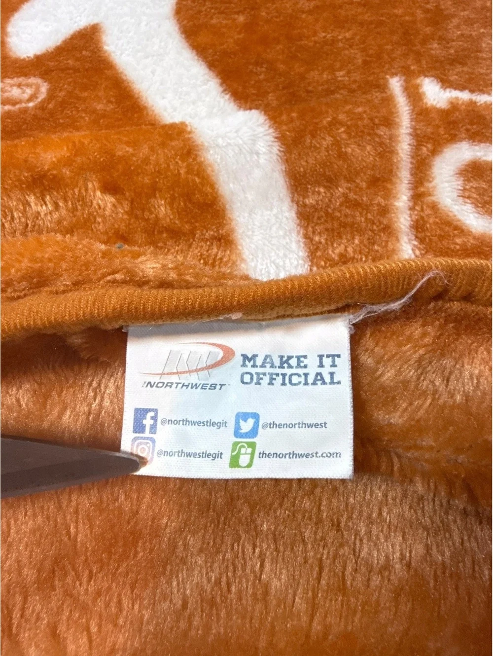 Texas Longhorns throw blanket